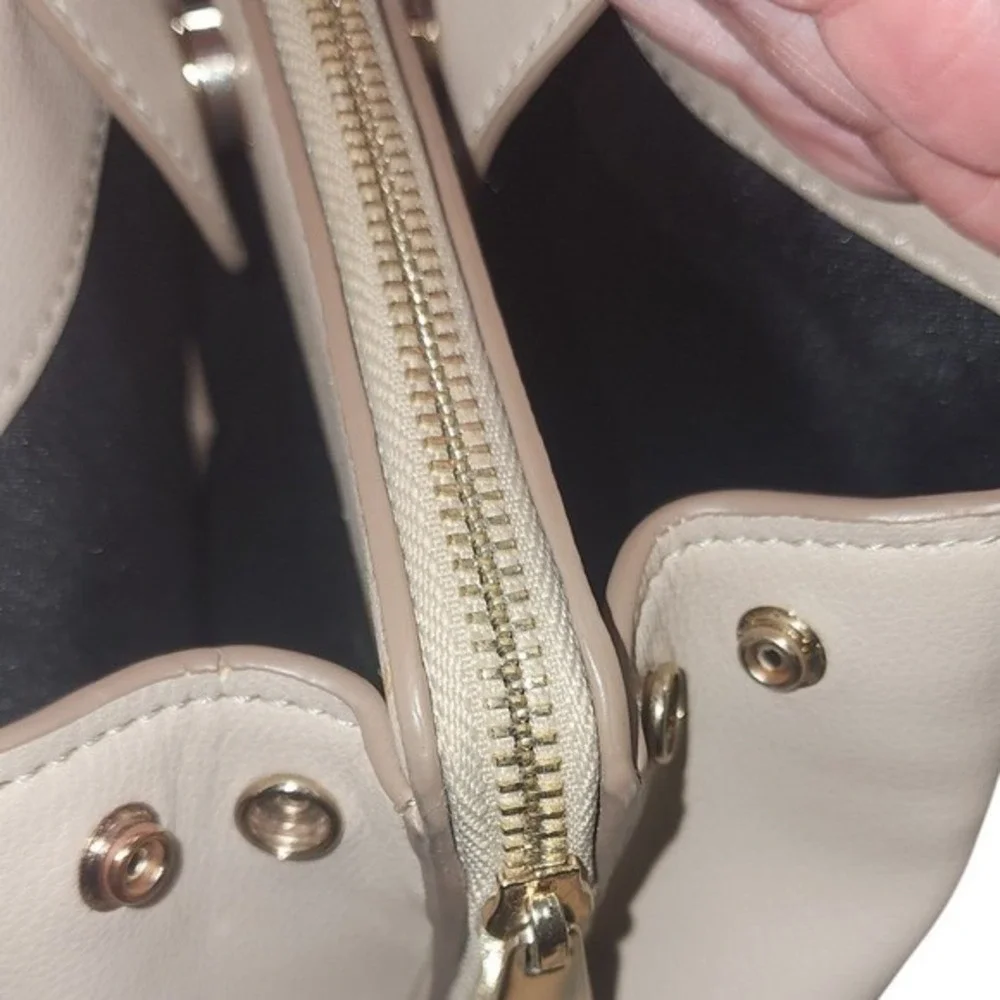 Zara Satchel Bag, Top Handle Crossbody,‎ Work Bag, Shoulder Bag, Tote, Taupe